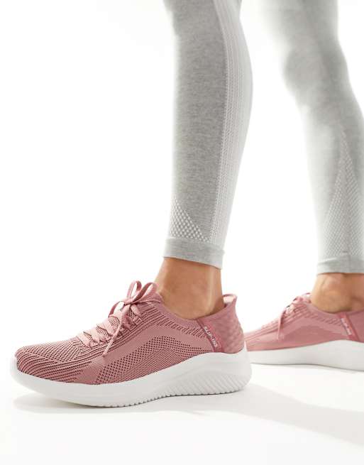 Skechers Ultra Flex 3.0 Brilliant Path Shoes in Mauve