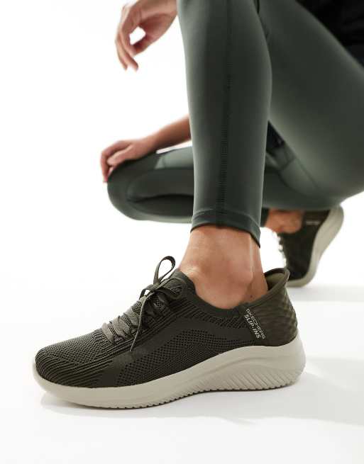 Skechers flex shop sole mujer olive