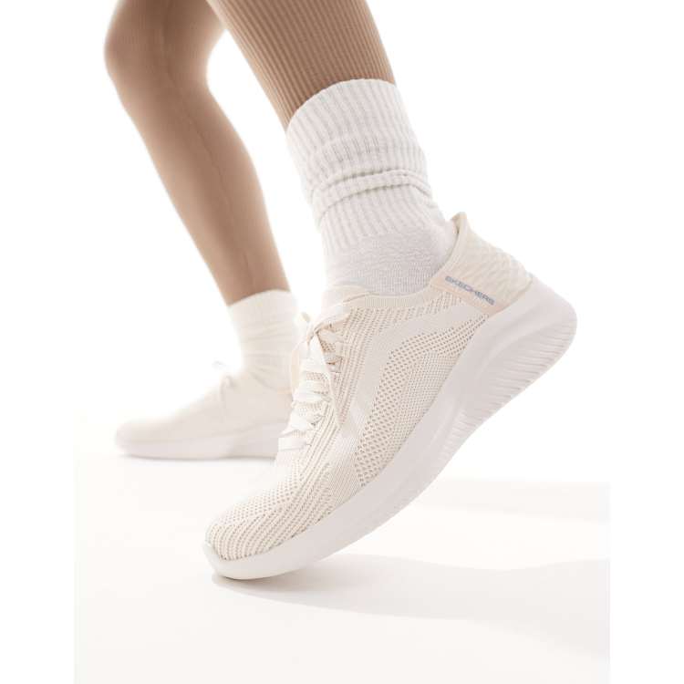 Skechers Ultra flex trainers 3.0 brilliant path in light pink ASOS