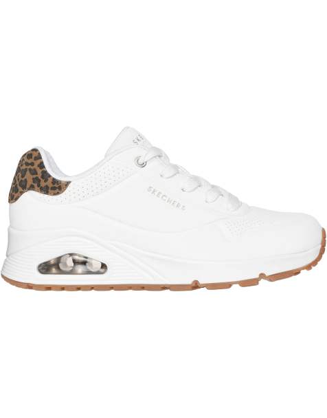 Skechers Uno - jungle nite trainer in white - view 1