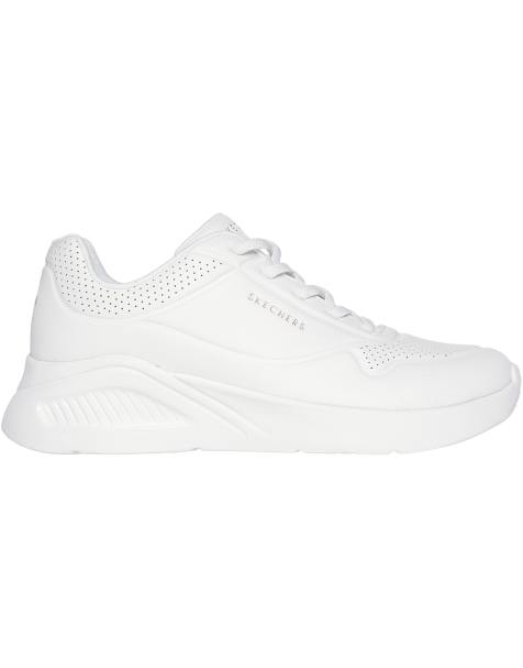 Skechers Uno lite lite work trainers in white - view 1