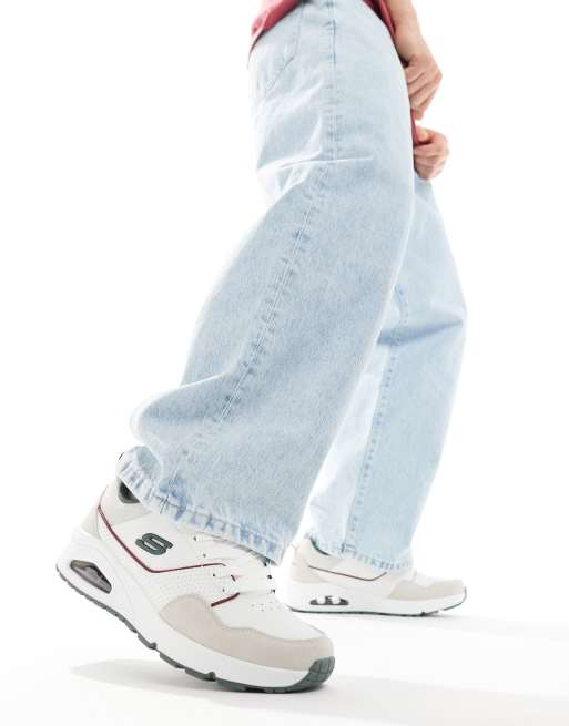 Skechers Uno retro one trainer in white ASOS