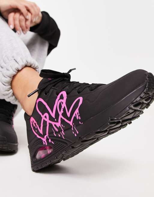 Skechers Art. UNO - METALLIC LOVE Sneakers in black, combined buy