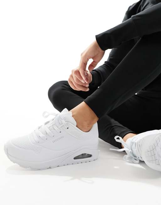 Skechers white sports shoes online