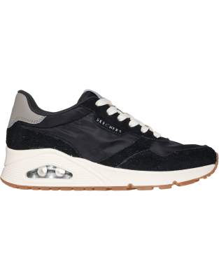 Skechers Uno vintage dayz trainers in black