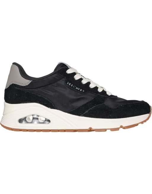 Skechers Uno vintage dayz trainers in black