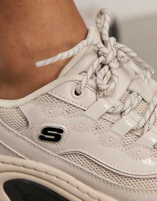 Skechers best sale beige sneakers