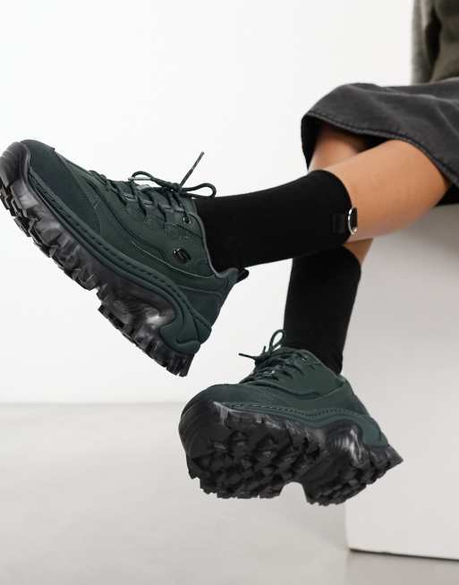 Skechers thick clearance sole sneakers