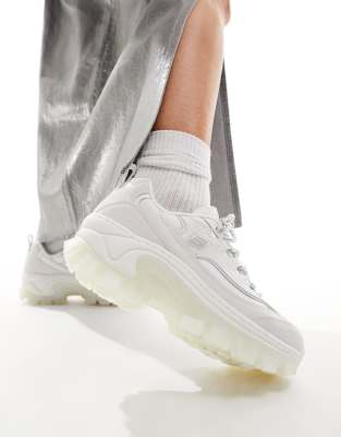 Skechers x Doja Cat Hi-ryze chunky trainers in white