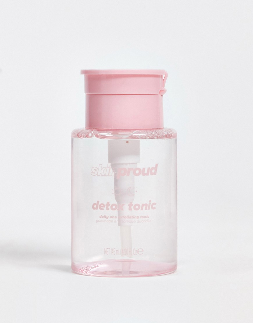 Skin Proud – Detox Daily AHA/BHA Exfoliating Tonic – Exfolierande ansiktsvatten, endast hos ASOS-Ingen färg