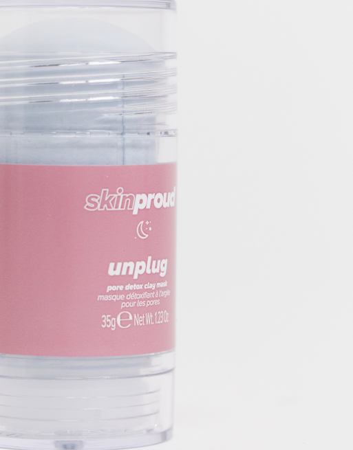 Skin Proud Unplug Pore Detox Clay AHA Mask, 4 of 4