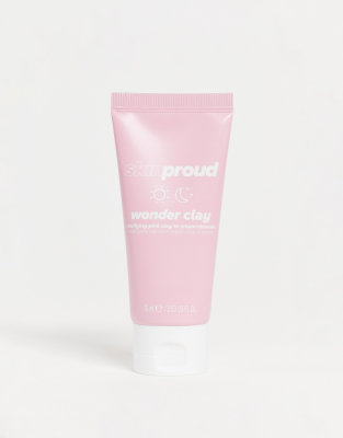Skin Proud – Wonder Clay Clarifying Pink Clay Cream Cleanser, Reiniger 75 ml