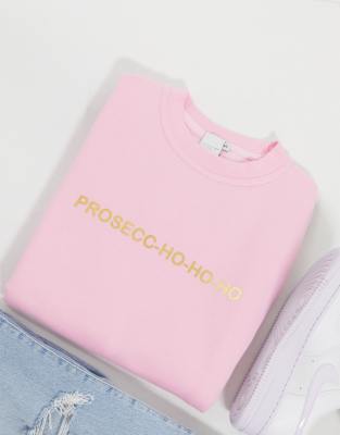 pink christmas sweatshirt