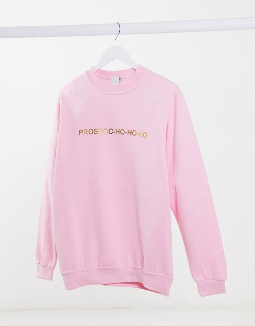 Skinny Dip christmas sweater in pink | ASOS