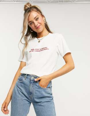 Skinny Dip Oversized Christmas T-Shirt in Red-White - ASOS Outlet