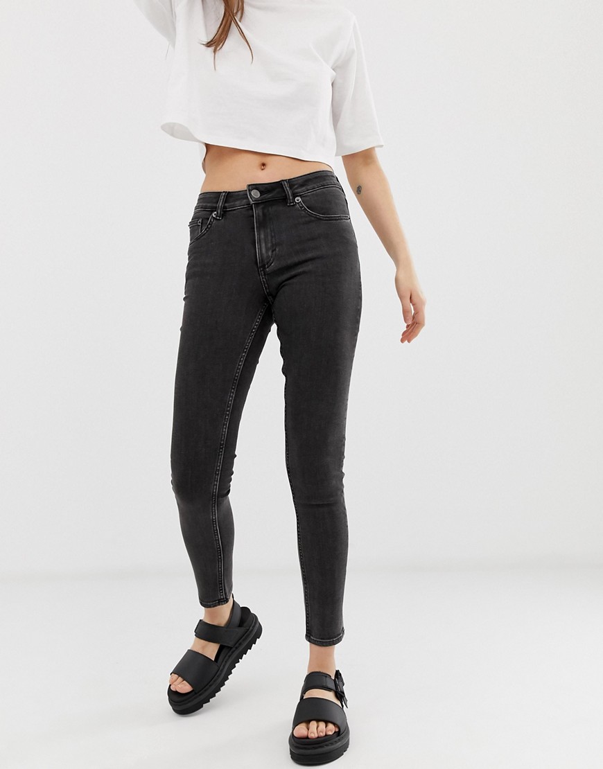 Skinny jeans med almindelig talje fra Cheap Monday-Grå