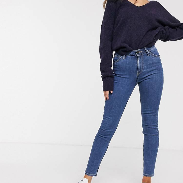 vægt Blænding lommetørklæde Skinny jeans med høj talje fra Lee Scarlett | ASOS