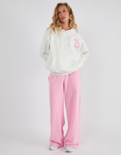 Skinnydip A lot on my plate hoodie in white - view 1