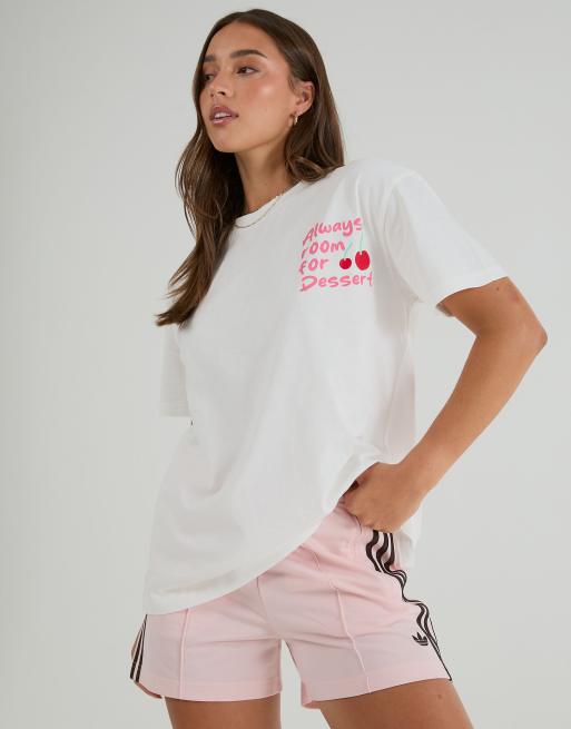 Skinnydip Always room for dessert t-shirt in white, 2 of 4