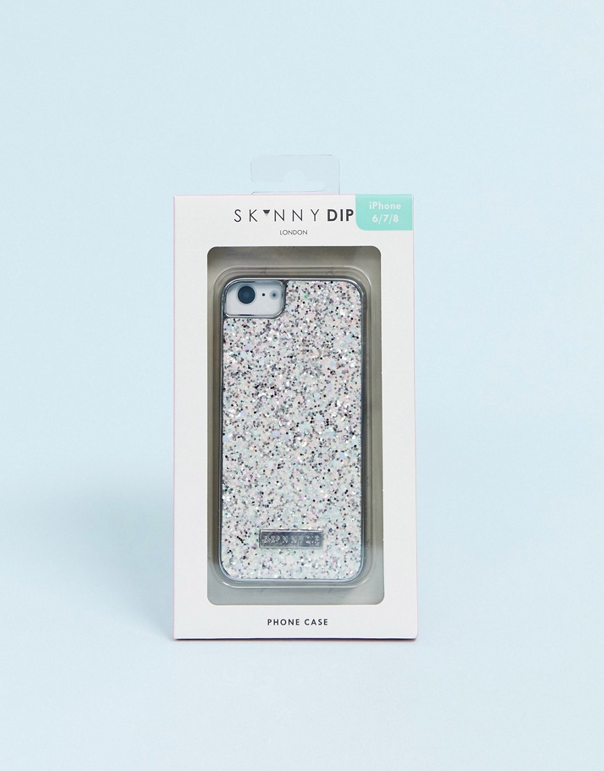 Skinnydip – Arctic – Glittrigt iPhone-fodral-Vit