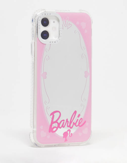 Skinnydip Barbie logo iphone case with mirror sizes 11 XR 12 12Pro 13 13ProMax