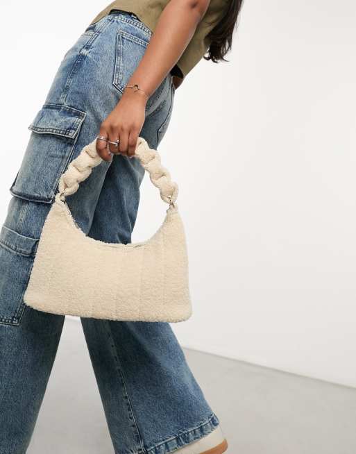 Skinnydip borg shoulder bag in cream | ASOS