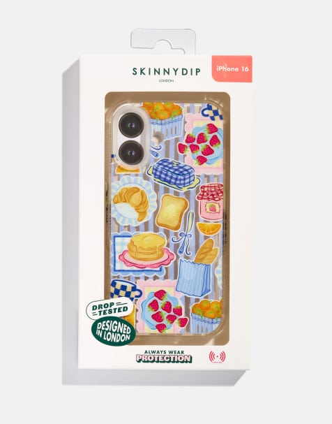 Skinnydip Breakfast bustle iphone case in multi - view 1