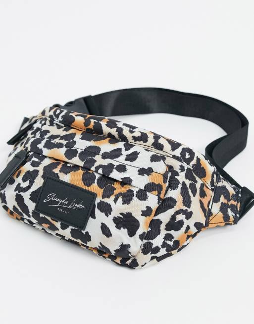 Skinnydip bumbag in leopard print canvas | ASOS