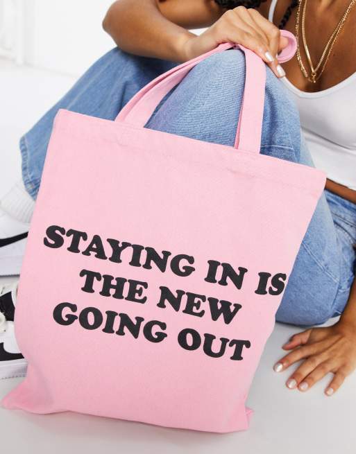 Pink going out on sale bag