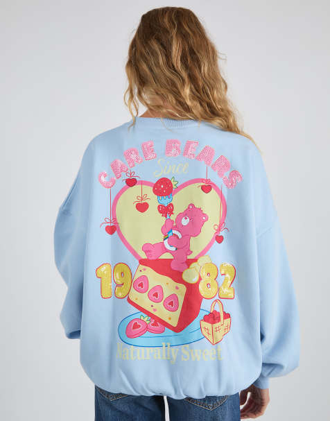 Skinnydip Care bears naturally sweet sweatshirt in blue - view 1
