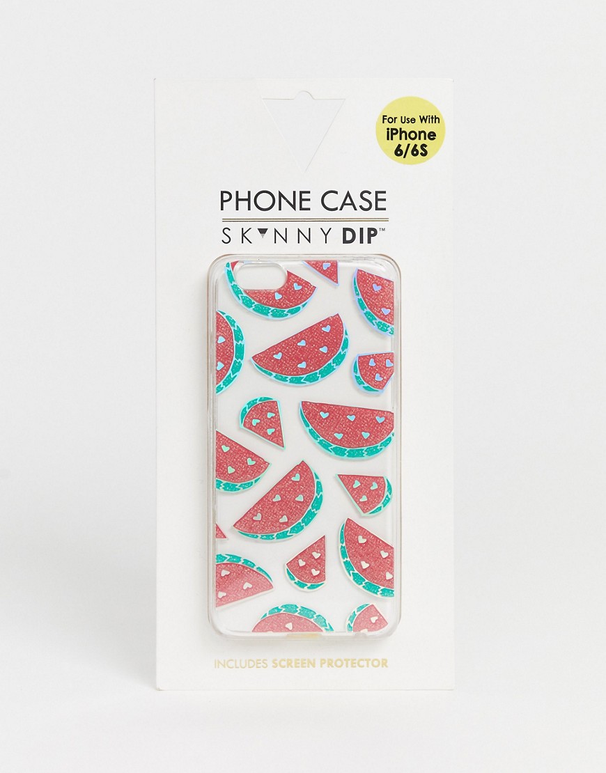 Skinnydip - Cover per iphone 6/6S con stampa di angurie-Multicolore