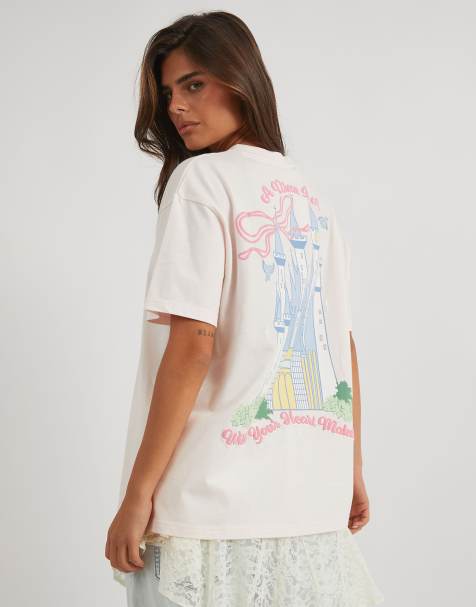 Skinnydip Disney a dream is a wish your heart makes t-shirt in pink - view 1