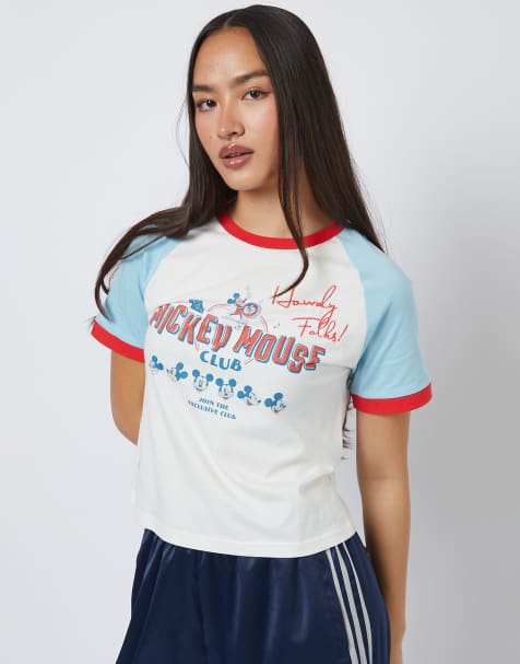 Skinnydip Disney mickey mouse baby tee in white - view 1
