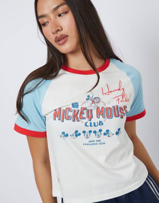 Skinnydip Disney mickey mouse baby tee in white, 4 of 4