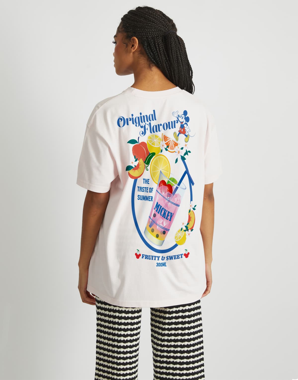 Skinnydip Disney mickey spritz t-shirt in pink in pink