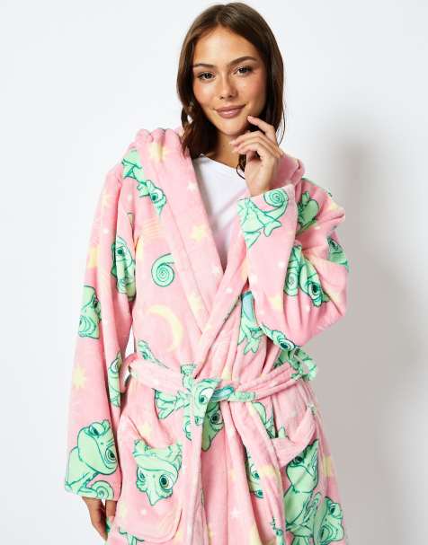 Skinnydip Disney Pascal Print Dressing Gown in Pink - view 1