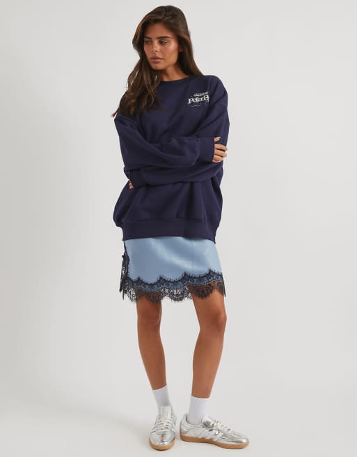 Skinnydip Disney peter pan star sweatshirt in navy, 2 of 4