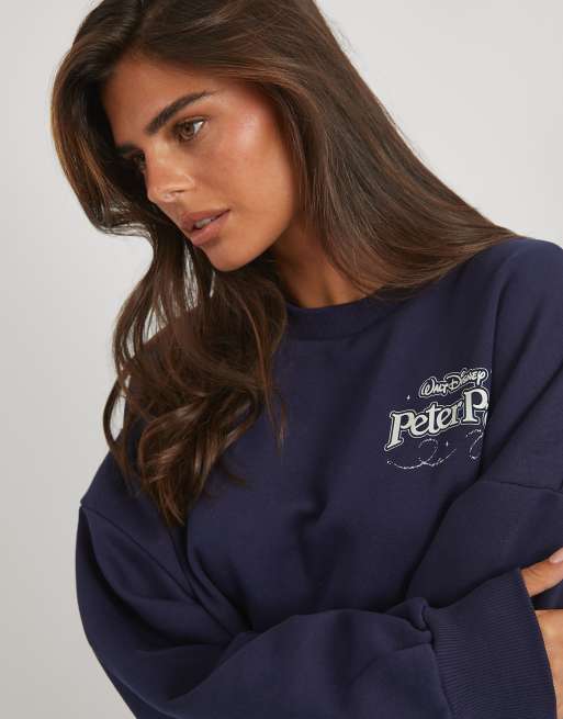 Skinnydip Disney peter pan star sweatshirt in navy, 3 of 4