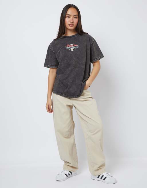 Skinnydip Disney pinocchio poster t-shirt in grey, 3 of 4