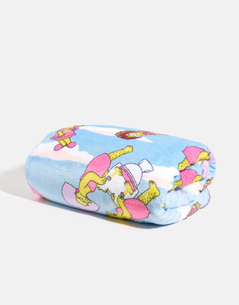 Skinnydip Disney the simpsons cloud blanket in blue - view 1