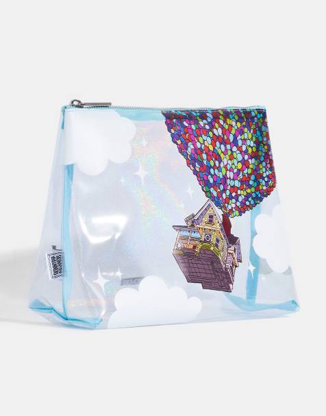 Skinnydip Disney up! balloon house wash bag in holographic - view 1