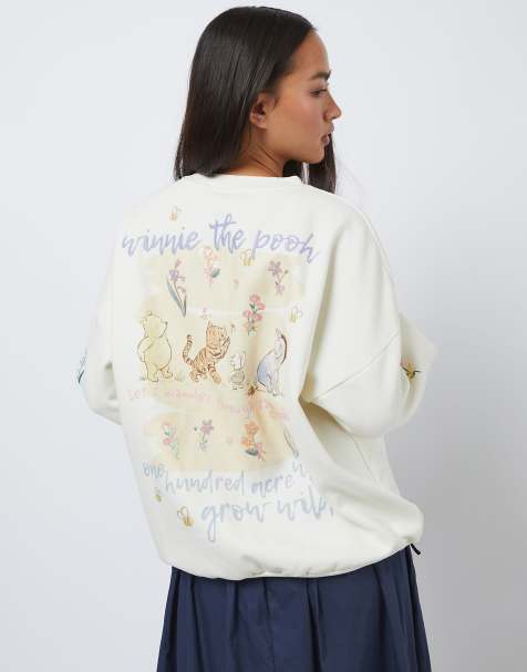 Skinnydip Disney winnie the pooh grow wild sweatshirt in white - view 1