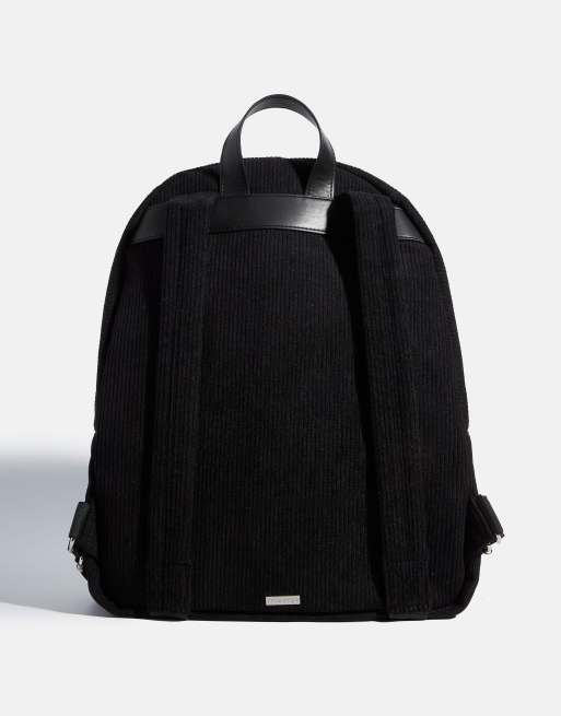 Skinnydip Ditsy flower embroidered backpack in black, 3 of 3