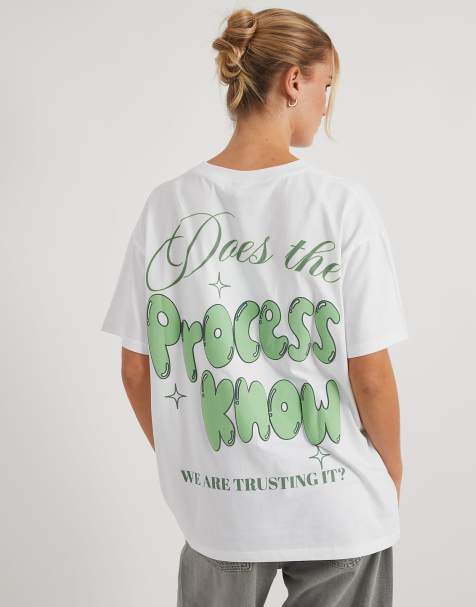 Skinnydip Does the process know we are trusting it t-shirt in ecru