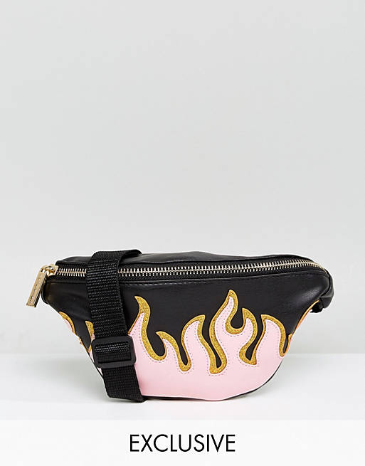 Skinnydip Exclusive Pink Flame Fanny Pack