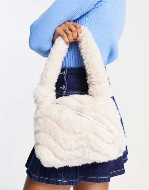 Furry bag topshop hot sale