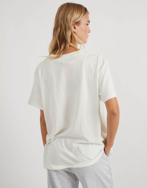 Skinnydip Fields of flowers t-shirt in white, 3 of 4