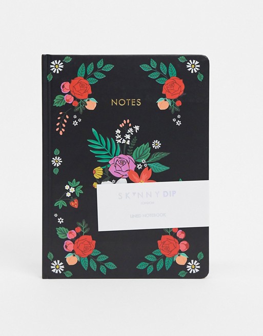 Skinnydip forest floral notebook