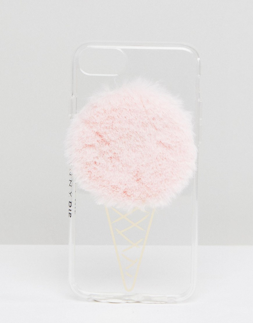Skinnydip – Fuskpäls och glass-motiv – Mobilfodral till iPhone 6/7/8/s-Flerfärgad