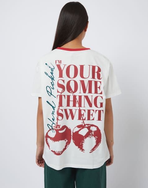 Skinnydip I'm your something sweet t-shirt in white - view 1